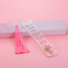 Load image into Gallery viewer, Christian Gifts for Women Acrylic Religious Bookmark Gifts for Women Inspirational Bible Verse Book Mark for Girls Daughter Book Lovers Birthday Christmas Stocking Stuffers Baptism Church Bulk Gifts