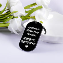 Load image into Gallery viewer, Valentines Gift for Boyfriend Husband from Wife Girlfriend Birthday Wedding Anniversary Keychain for Fiance Fiancee Groom Bride Couple Gifts for Women Men Christmas Thanksgiving Present for Her Him