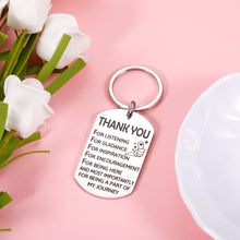 Load image into Gallery viewer, Thank You Gift Keychain for Boss Lady Mentor Appreciation Key Chain Gifts for Teacher Coach Birthday Christmas Leaving Retirement Gift for Leader Coworker Office Farewell Gift for Employee Manger