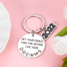 Load image into Gallery viewer, 2022 Inspirational Gifts Keychain for Women Men Class of 2022 Graduation Grad Birthday Gifts for Teens Girl Boy Senior High School Students from Teacher College Master Graduation Gift for Nurse