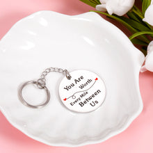 Load image into Gallery viewer, Long-Distance Relationship Gifts Keychain for Boyfriend Girlfriend Going Away Key Chain Gift for Husband Wife Friends Anniversary Valentine's Day Long Distance Keyring Gifts for Couple BFF