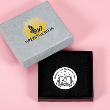 Load image into Gallery viewer, Funny Decision Destiny Flip Coin for Readers Chirsatams Stocking Stuffers for Booklovers Friend Girl Boy Decision Maker Coin for Reading Lover Valentines Birthday Gift for Women Men Writers Teachers