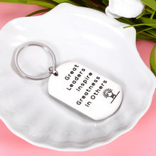 Load image into Gallery viewer, Boss Leader Appreciation Gift for Women Men Christmas Birthday Retirement Keychain for Manager Supervisor Bosses Office Presents for Employer Work Friends Boss Lady Thanksgiving Goodbye Going Away