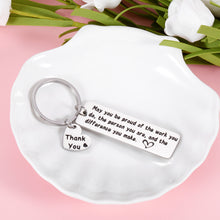 Load image into Gallery viewer, Thank You Gift for Coworker Colleague Farewell Going Away Keychain for Leader Mentors Coach Team Members Inspirational Appreciation Keyring for Teacher Social Worker Women Men Boss Day Goodbye Jewelry