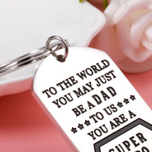 Load image into Gallery viewer, Dad Christmas Stocking Stuffers for Father's Day Gift Keychain from Daughter Son, Birthday Valentines's Day Gifts for Dad Stepdad New Dad, Christmas Gift for Daddy, Father of The Bride Gift