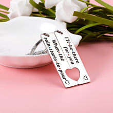 Load image into Gallery viewer, Best Friend Keychain for Women Men Friends TV Show Gifts for Boyfriend Girlfriend Husband Wife Birthday Christmas Wedding Valentine Couple Gift for BFF Friendship Sister Besties Jewelry 2Pcs