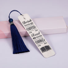 Load image into Gallery viewer, Bookmark for Women Men Coffee & Books Gift Bookmark for Book Coffee Lovers Birthday Christmas Book Mark Gifts for Friends Family Son Daughter Graduation Holiday Stocking Stuffers Present for Him Her