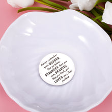 Load image into Gallery viewer, Pocket Hug Token Gifts for Friends Family, Long-Distance Isolation Lockdown Keepsake for Daughter Son, Inspirational Token for Quarantine Social Distancing, Doubleside You are Braver Than You Believe