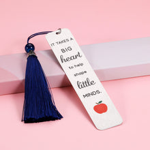 Load image into Gallery viewer, Teacher Appreciation Gifts Bookmark from Students Thank You Book Mark Gift for Mentor Tutor Nanny Christmas Birthday Present for Preschool Teachers Babysitter Teacher’s Day Stocking Stuffer