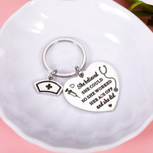 Load image into Gallery viewer, Nurse Gifts Keychain for Women Nursing Graduation Christmas Gifts for RN Nurses Practitioner Medical Students Encouragement Nurse Day Jewelry for Friend Medical Technician Birthday Stocking Stuffers