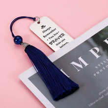 Load image into Gallery viewer, Inspirational Bookmarks Gift for Women Men Kids Bookmark with Tassel Book Lovers Birthday Christmas Graduation Gifts for Friends Son Daughter Gift from Mom Dad Teacher Get Well Soon Gifts Book Marks