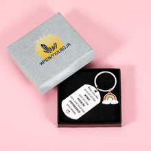 Load image into Gallery viewer, Teacher Coworker Appreciation Gift for Colleague Farewell Going Away Keychain for Leader Mentors Coach Team Members Inspirational Thank You Keyring for Social Worker Nurse Boss Day Goodbye Jewelry