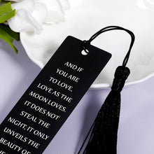 Load image into Gallery viewer, Moon Phases Art Bookmark for Booklovers Phases of The Moon Bookmark with Tassel for Women Men Celestial Space Cosmic for Kids Teens Students Teachers Reading School Library Office Accessories
