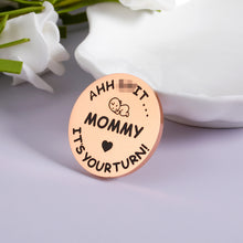 Load image into Gallery viewer, New Baby Gift for New Dad Mom Decision Coins Funny New Parents Pregnancy Gift for First Time Daddy Mummy to be Christmas Birthday Baby Shower Father's Mother's Day Coin for Husband Wife Double-Sided