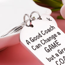 Load image into Gallery viewer, Coach Thank You Gifts Keychain for Men Women Appreciation Key Chain Gift for Baseball Football Softball Coach Team Cheer Present for Volleyball Hockey Coach Retirement Christmas Stocking Stuffers