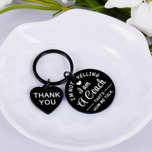 Load image into Gallery viewer, Soccer Volleyball Coach Gift for Christmas Stocking Stuffers Coach Cheer Thank You Appreciation Coach Keychain Gifts for Men Women Tennis Swim Hockey Team Gits for Coach Mentor Cheerleader Birthday