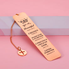 Load image into Gallery viewer, Christian Gifts Bookmark for Women Bible Verse Bookmark for Girls Daughter Book Lovers Birthday Christmas Stocking Stuffers for Female Friend Sister Baptism Religious Church Bulk Gifts