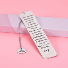 Load image into Gallery viewer, Inspirational Gift for 2023 Christmas Graduation Bookmark for Teens Nurse Get Well Soon Cancer Gifts for Recovery Sobriety Gifts Women Cancer Survivor Fighter Stocking Stuffers for Son Daughter