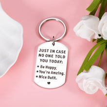Load image into Gallery viewer, Inspirational Love Quote Gifts Keychain for Husband Boyfriend from Wife Girlfriend Positive Christmas Anniversary Valentines Gifts Keyring for Men Fiance Birthday Wedding Stocking Stuffer Present