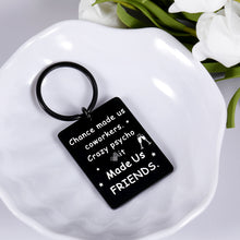 Load image into Gallery viewer, Funny Coworker Appreciation Leaving Gifts Keychain for Women Men Thank You Goodby Keyring for Freinds Boss Colleagues Office Farewell Retirement Gifts for Leader Employees Birthday Christmas Present