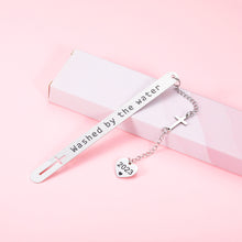 Load image into Gallery viewer, Baptism Gifts Bookmark for Girl Boys 2023 Christian Confirmation Gifts for Girls First Communion Christening Gifts for Goddaughter Godson Godchild Baby Girl Adult Baptism Gifts for Teen Religious Gift