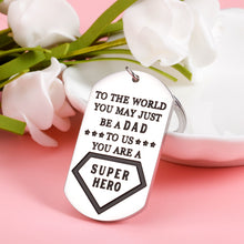 Load image into Gallery viewer, Dad Christmas Stocking Stuffers for Father's Day Gift Keychain from Daughter Son, Birthday Valentines's Day Gifts for Dad Stepdad New Dad, Christmas Gift for Daddy, Father of The Bride Gift