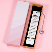 Load image into Gallery viewer, to My Daughter Stocking Stuffer for Teen Girls Gift to My Daughter ChristmasBirthday Gifts for Daughter Inspirational Bookmark Gifts for Teenage Girls 18th 21st Wedding Mothers Day Graduation Gifts