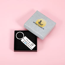 Load image into Gallery viewer, Drive Safe Keychain for Brother Sister Birthday New Driver Gifts for Him Her Best Friend BFF Bestie Sibling Day Valentine Christmas Keyring for Men Trucker Drive Safe Because Your Sister Loves You
