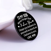 Load image into Gallery viewer, Stocking Stuffers for Teens Boys Son Gift from Mom Sons Pocket Hug Token to Kids Valentines Day Birthday Gifts for Boys Teens Present from Mom Dad Graduation Back to School Keepsakes for Stepson Him