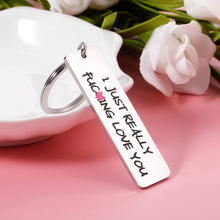 Load image into Gallery viewer, Couple Keychain Gifts for Him Her Birthday Wedding Anniversary Gift For Boyfriend Husband Fiance from Girlfriend Wife I Love you Present for Friends BFF Valentine Christmas for Women Men Engagement