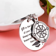 Load image into Gallery viewer, 2022 Graduation Gift for Him Her Keychain for Middle High School Seniors Graduation Gifts for Him Her 2022 College Medical Law Students Inspirational Grad Gift for Son Daughter Boys Girls Master Ph.D.
