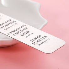 Load image into Gallery viewer, XPENMULBOJA Inspirational Christian Grad Gifts Bookmark - 2022 Graduation Gifts for Girls Women, 2022 Baptism Confirmed Gifts for Daughter Sister, Bible Verse Religious Graduation Church Bulk Gifts