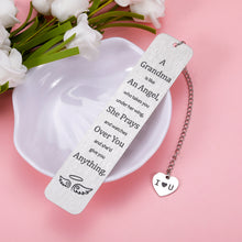 Load image into Gallery viewer, Gift for Grandma Christmas Mother's Day Gift Bookmark for Grandmother from Grandaughter Grandson Birthday Gifts for Grandma Nana Grammy Grandmother Gifts from Teens Kids New Grandma Gift Idea
