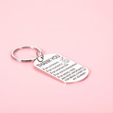 Load image into Gallery viewer, Thank You Gift Keychain for Boss Lady Mentor Appreciation Key Chain Gifts for Teacher Coach Birthday Christmas Leaving Retirement Gift for Leader Coworker Office Farewell Gift for Employee Manger