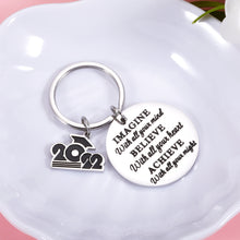 Load image into Gallery viewer, Inspirational 2022 Christmas Graduation Gifts Keychain for Him Her Aspiring Gift for College High School Graduate Teens Adults Stocking Stuffers for Friends Nurse Daughter Son from Dad Mom Teacher