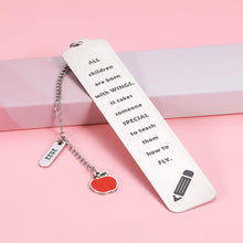 Load image into Gallery viewer, Teacher Appreciation Gifts Bookmark for Women Men, 2022 Thank You Teacher Graduation Gifts Bookmark for Teachers Mentor Tutor Teacher Birthday Gifts for Preschool Teacher Bookmark Booklovers Librarian