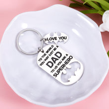 Load image into Gallery viewer, Dad Christmas Fathers Day Birthday Gifts Keychain from Daughter Son Daddy Valentine Gift for Stepdad New Dad to Be Husband from Kids Stepdaughter Wife Father of The Bride Wedding Presents Men Him