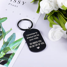 Load image into Gallery viewer, Valentines Gift for Boyfriend Husband from Wife Girlfriend Birthday Wedding Anniversary Keychain for Fiance Fiancee Groom Bride Couple Gifts for Women Men Christmas Thanksgiving Present for Her Him