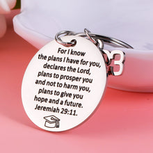 Load image into Gallery viewer, Class of 2023 Graduation Gifts for Him Her Bible Verse Gifts for Christian Gifts Keychain for Middle High School College Students Nurse Graduates 2023 Grad Ph.D. Master Religious Church Bulk Gifts