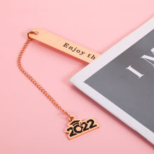 Load image into Gallery viewer, 2022 Graduation Gifts Bookmark for Him Her - Enjoy The Next Chapter Class of 2022 Birthday Grad Gifts in Bulk for Daughter Son Friends Senior High School Students from Teacher College Master