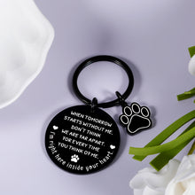 Load image into Gallery viewer, XPENMULBOJA Pet Memorial Gift Keychain for Pets Dogs Cats Bereavement Gifts for Loss of Pet