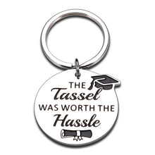 Load image into Gallery viewer, 2023 Graduation Gifts Keychain for Him Her Funny Class of 2023College Middle High School Graduation Gift Keychain University Ph.D. Grad Gift for Seniors 5th 8th Grade Kids Boys Girls