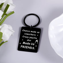 Load image into Gallery viewer, Funny Coworker Appreciation Leaving Gifts Keychain for Women Men Thank You Goodby Keyring for Freinds Boss Colleagues Office Farewell Retirement Gifts for Leader Employees Birthday Christmas Present