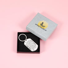 Load image into Gallery viewer, Boyfriend Gifts keychain for Him from Girlfriend, To My Man Gift Key Chain for Husband from Wife, Valentine’s Day Birthday Gifts for Fiance Hubby, Wedding Father’s Day Christmas Keepsake