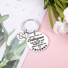 Load image into Gallery viewer, Coworker Leaving Gifts Keychain for Women Men Appreciation Goodby Office Keyring for Boss Colleagues Work Friends Farewell Retirement Gifts for Leader Employees Birthday Christmas Stocking Stuffer