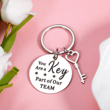 Load image into Gallery viewer, Boss Gift Thank You Keychain Employee Appreciation Gifts in Bulk for Colleague Boss Lady Supervisor Team Leader Mentor Friend Retirement Coworker Going Away Farewell Goodbye Gift Birthday Christmas