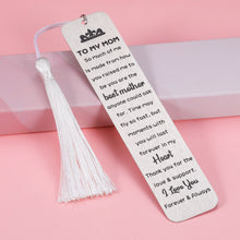 Load image into Gallery viewer, Mom Gift Bookmark from Daughter Son Mom Birthday Gifts for Mother Mommy Grandma Mother's Day Gift for Mom from Teens Kids I Love You Mom Bookmarks from Daughter Son Christmas Stoking Stuffer for Mommy