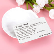 Load image into Gallery viewer, Gifts for New Dad to Be Wallet Insert Card First Time Daddy Gifts for Men Husband from Wife Pregnancy Baby Announcement Gifts for Soon to be DadFirst Father's Day Christmas Stocking Stuffer Gift