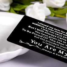 Load image into Gallery viewer, Inspirational to My Son Gifts Wallet Card for Boys Teens from Mom Mother Christmas Stocking Stuffers for Birthday Graduation Valentine Gifts for Men Kids Step-Son in Law First Time Fathers Day Gifts
