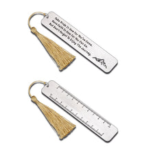 Load image into Gallery viewer, Inspirational Gifts Bookmark for Women Men Readers Christmas Graduation Birthday Present for Book Lovers Girls Boys Encouragement Bookmark with Tassel for Friends Daughter Son Stocking Stuffer